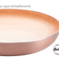 Bateria de Cocina 5 piezas Aluminio c/ Antiadherente Ceramico Cobre