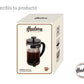Cafetera Francesa Vidrio y Acero Inoxidable 600 ml Mango Soft Touch Negro