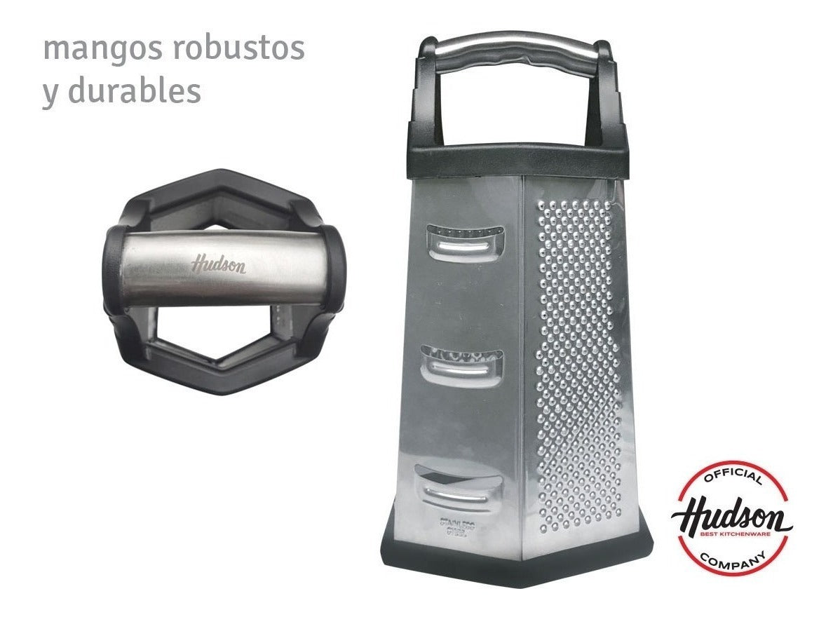 Rallador Hexagonal De Acero Inoxidable Hudson 6 Caras