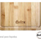Tabla De Madera Bambú Cocina Hudson 23 X 33 X 1.5 Cm