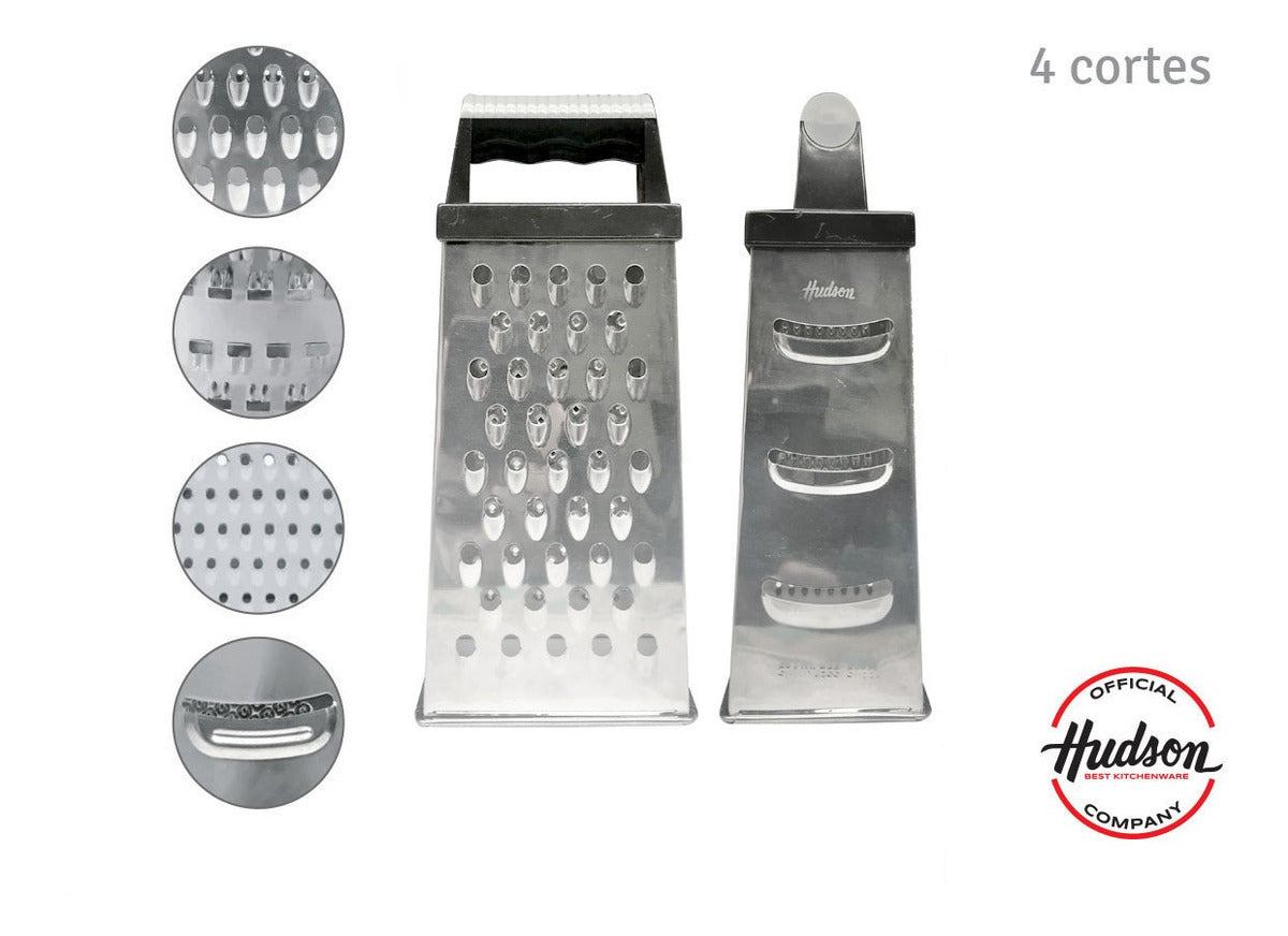 Rallador Acero Inoxidable Hudson 4 Caras