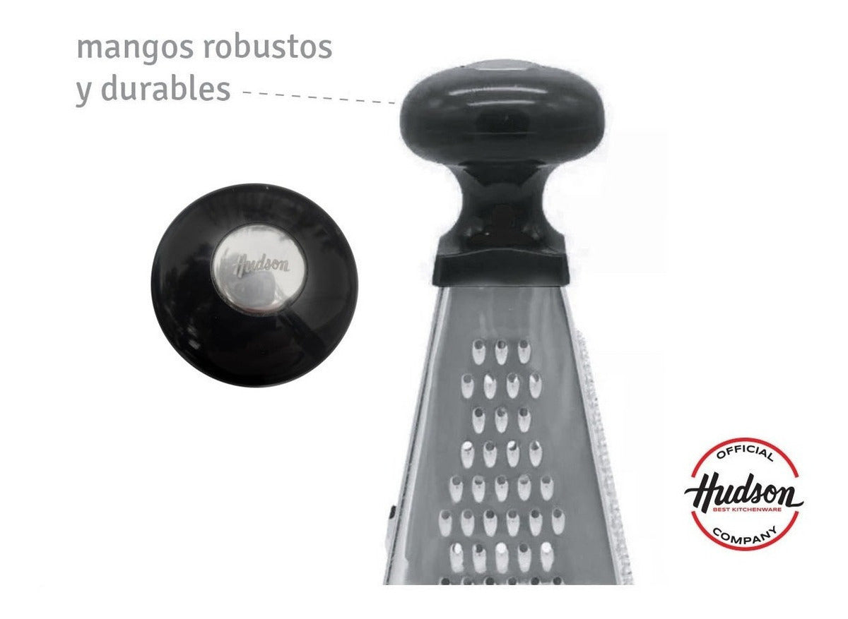 Rallador Piramide De Acero Inoxidable Hudson 4 Caras
