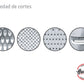 Rallador Manual Acero Inoxidable 4 Caras 22 Cm Hudson