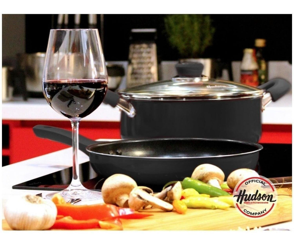 Cacerola Hudson Antiadherente  Aluminio 28 Cm