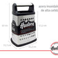 Rallador Acero Inoxidable Hudson 4 Caras