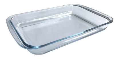 Asadera Hudson Vidrio Templado Rectangular Horno 29.5 Cm