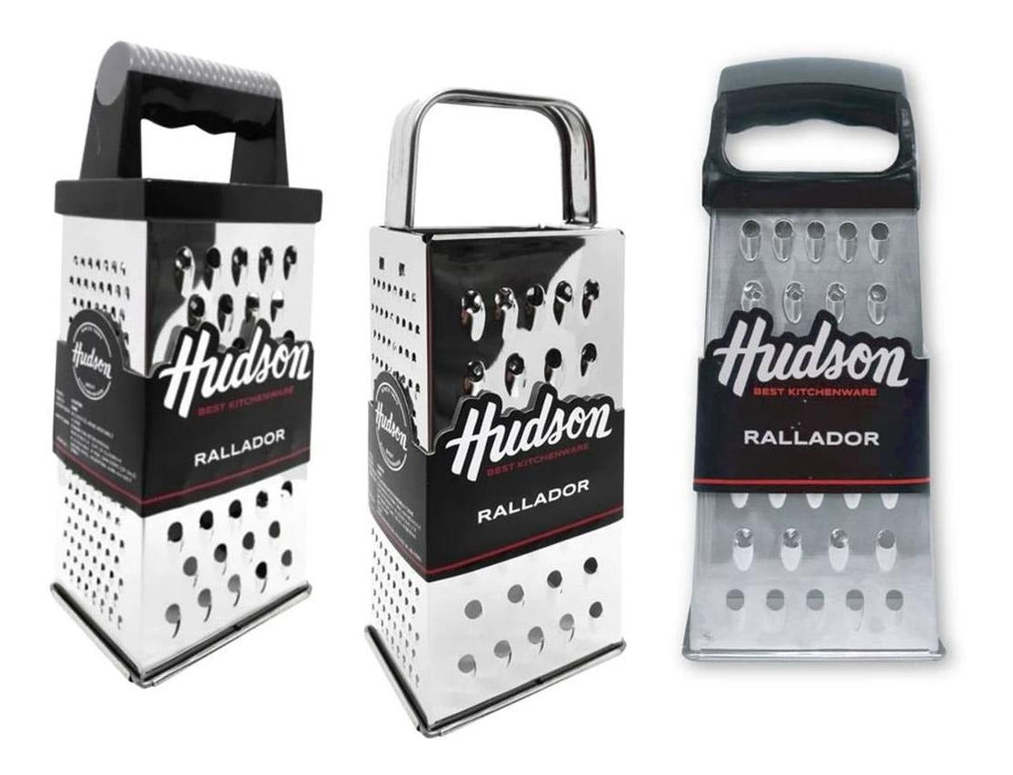 Set 3 Ralladores Hudson De Acero Inoxidable 4 Caras