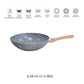 Wok de Aluminio Forjado 28cm Granito Stone