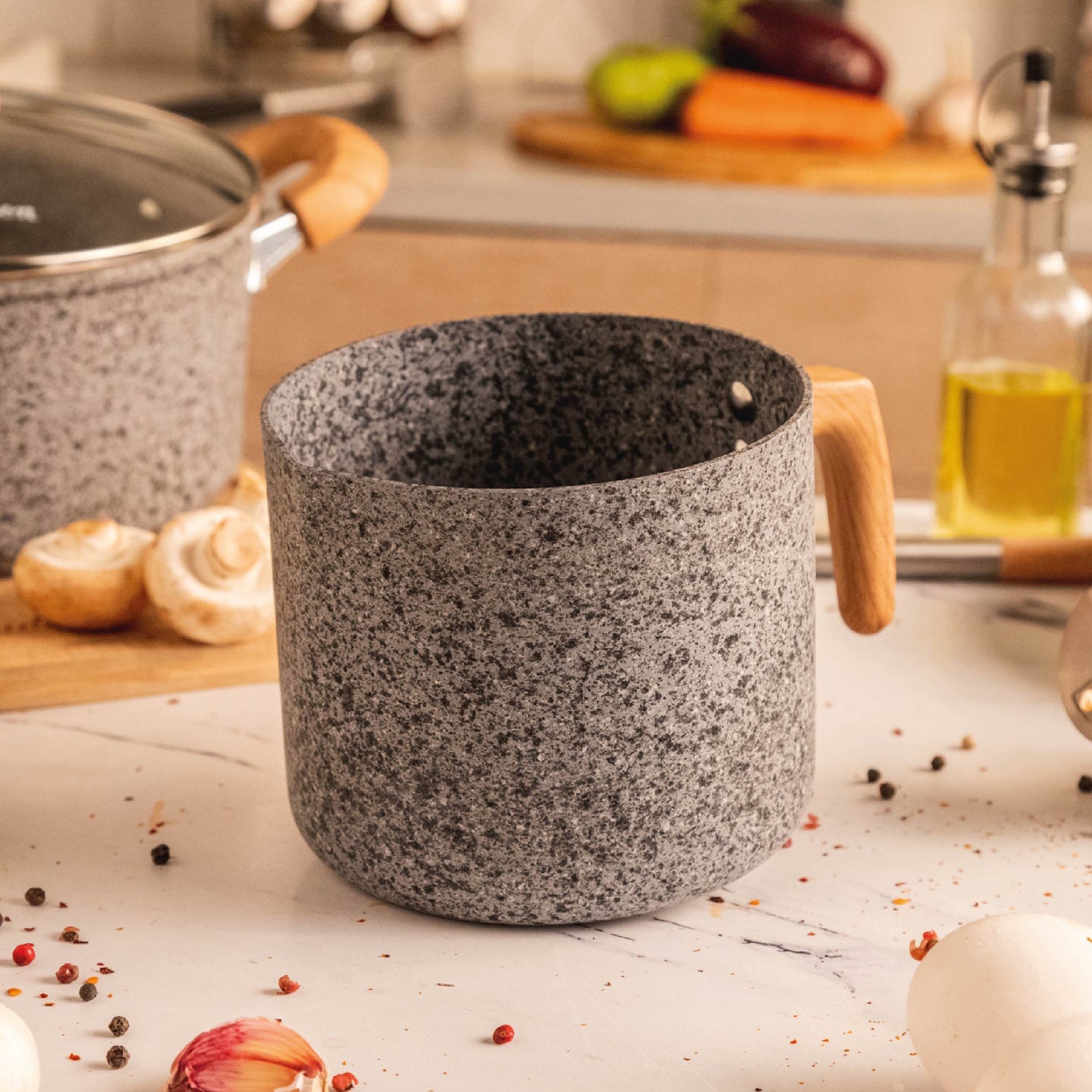 Jarro Hervidor Aluminio Forjado 14 cm Granito Stone