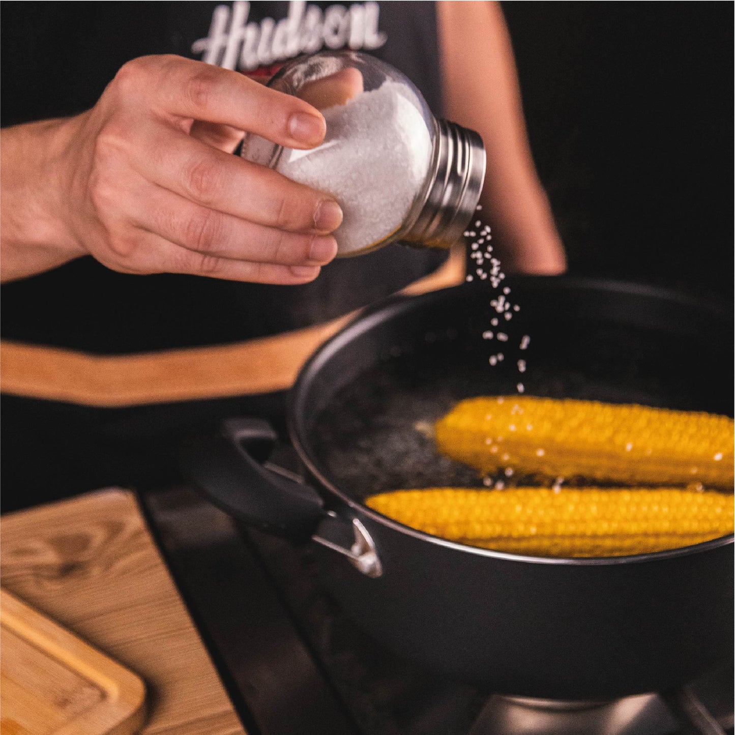 Cacerola de Aluminio con Antiadherente Negro 20 Cm