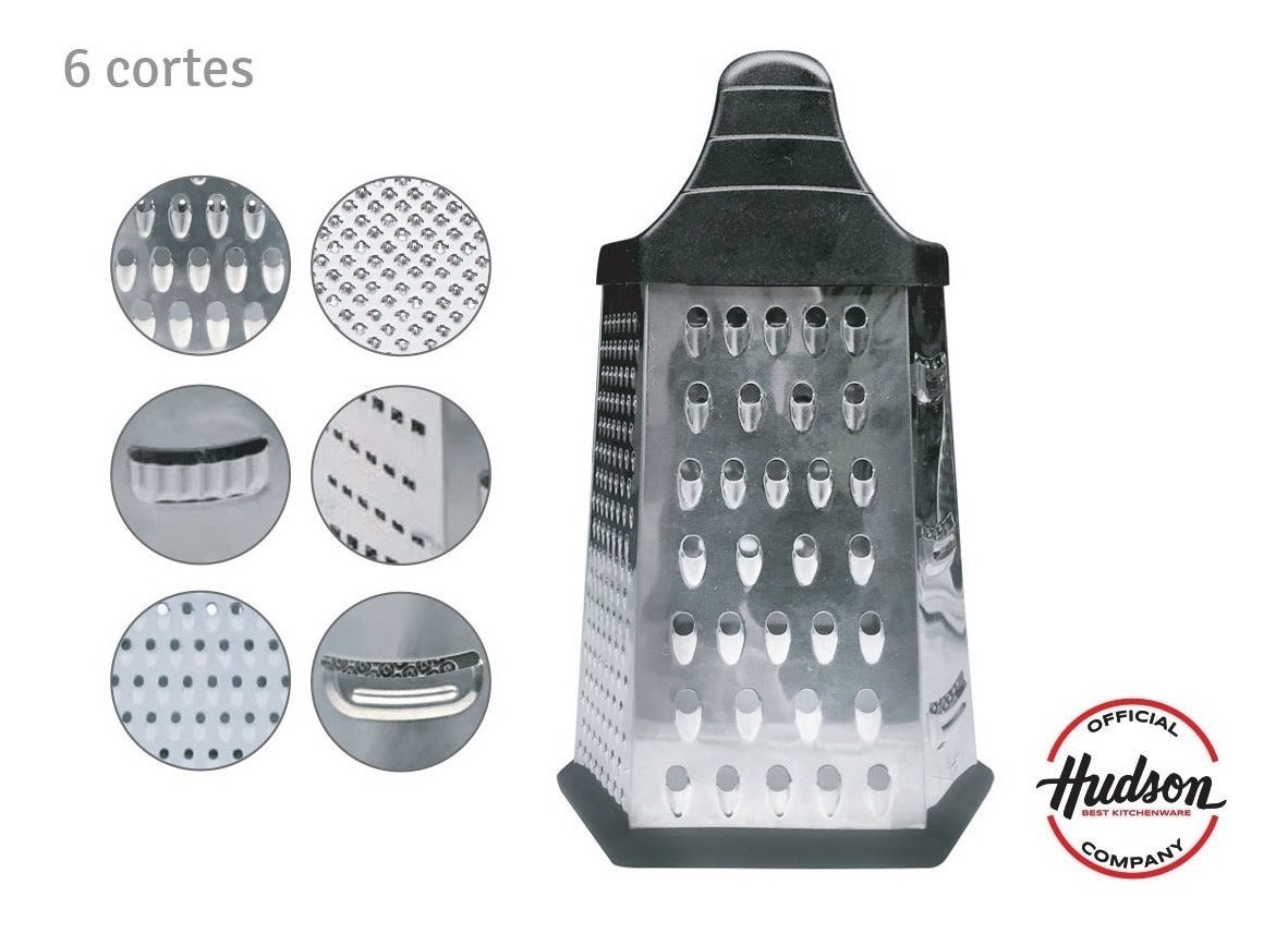 Rallador Hexagonal De Acero Inoxidable Hudson 6 Caras