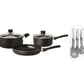 Kit Cocina Cacerolas + Utensilios + Sarten Linea Hudson