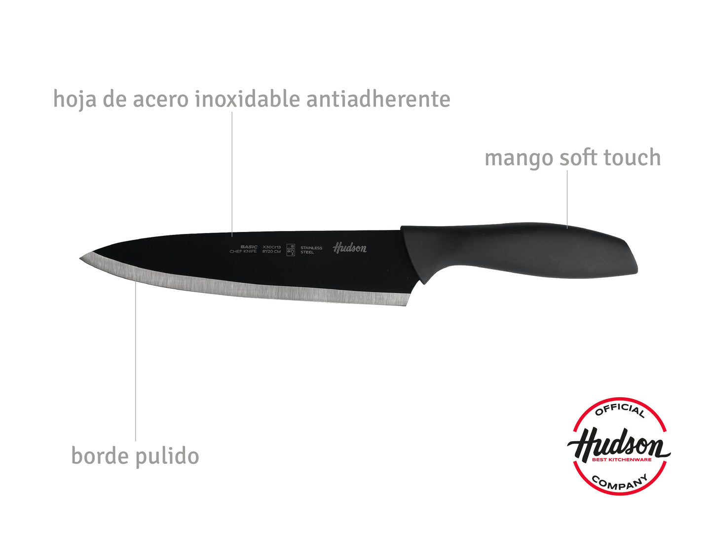 Sartén Aluminio 24cm + Cuchillo Basic 8