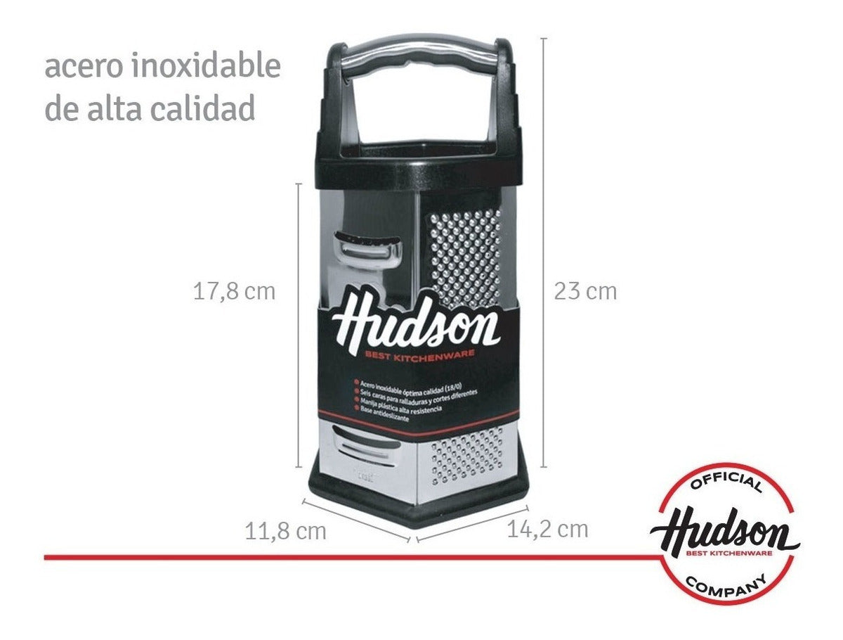 Rallador Hexagonal De Acero Inoxidable Hudson 6 Caras