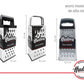Set 3 Ralladores Hudson De Acero Inoxidable 4 Caras