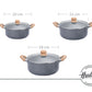 Kit Cacerolas Hudson Granito 20cm 24cm 26cm