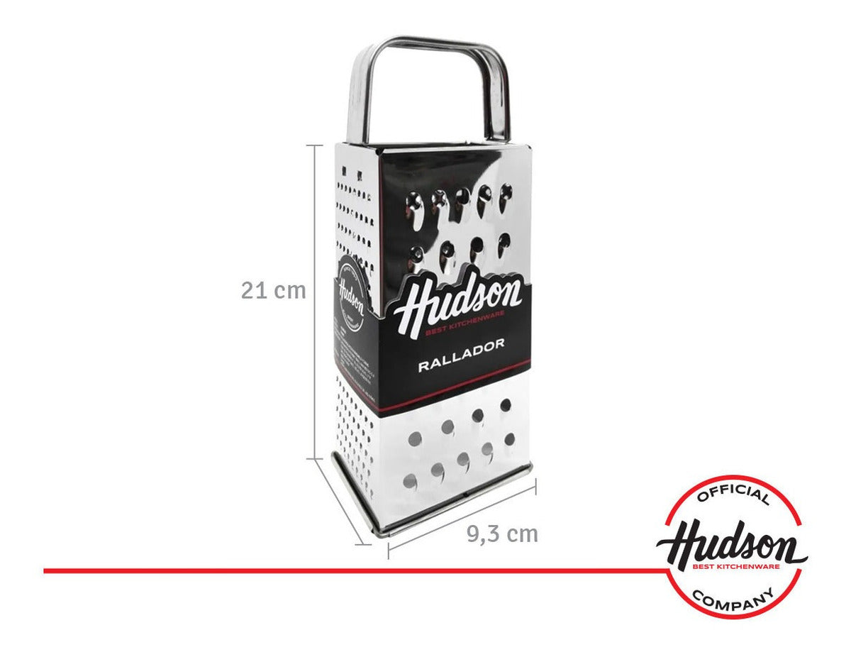 Rallador Hudson 4 Caras Acero Inoxidable 21 Cm