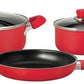 Batería De Cocina Hudson 5 Piezas  Antiadherente Aluminio