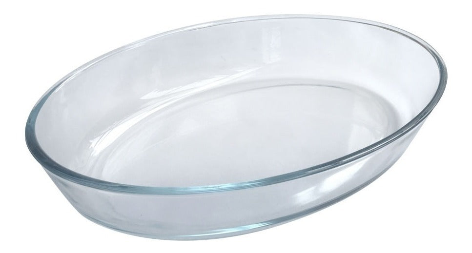 Asaderas De Vidrio Templado Hudson Ovalada Para Horno 39 Cm