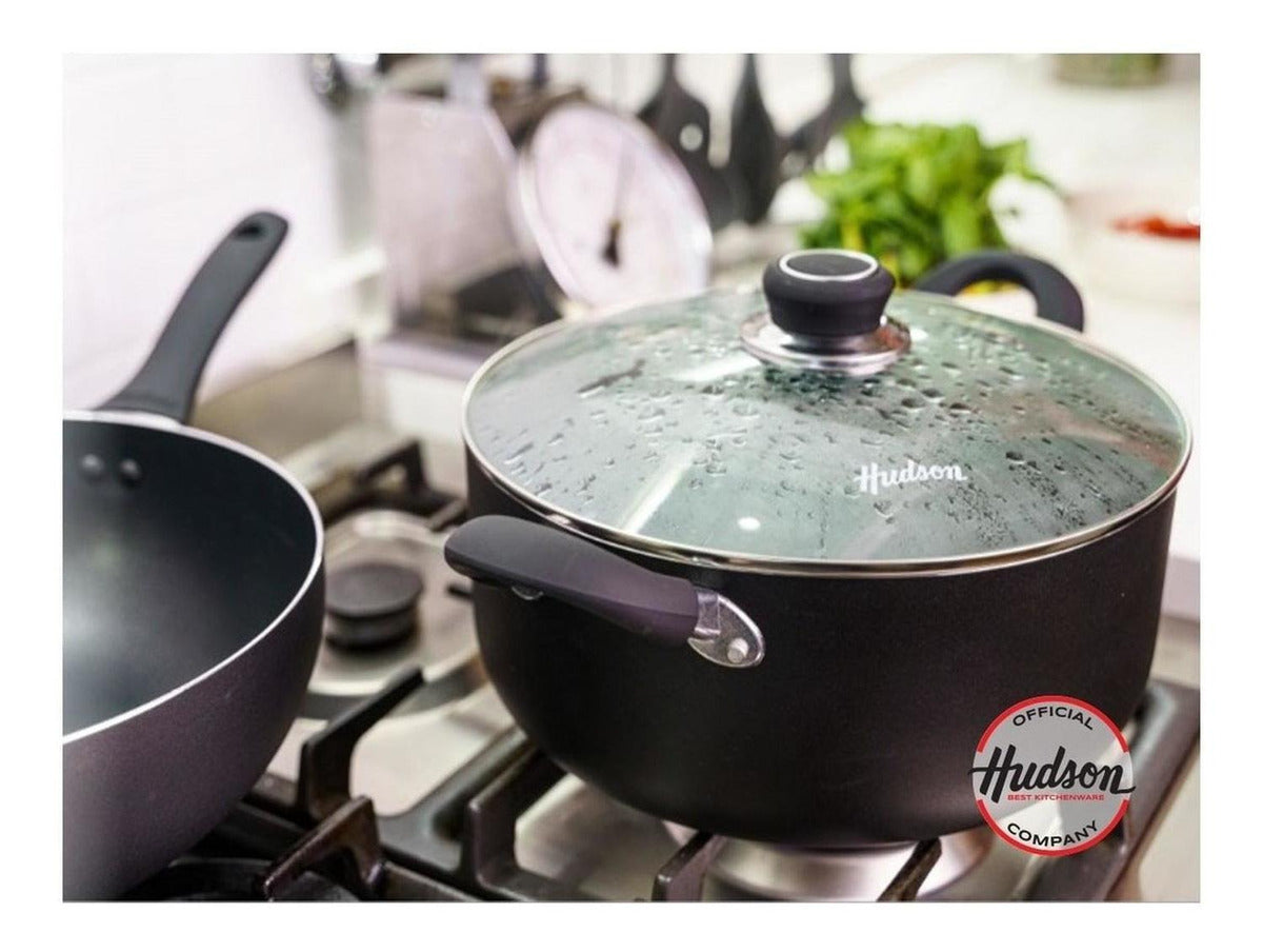 Cacerola Hudson Antiadherente  Aluminio 28 Cm