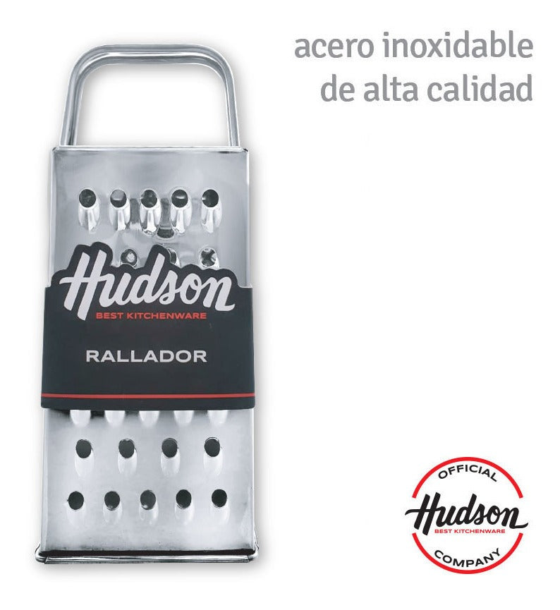 Rallador Hudson 4 Caras Acero Inoxidable 21 Cm