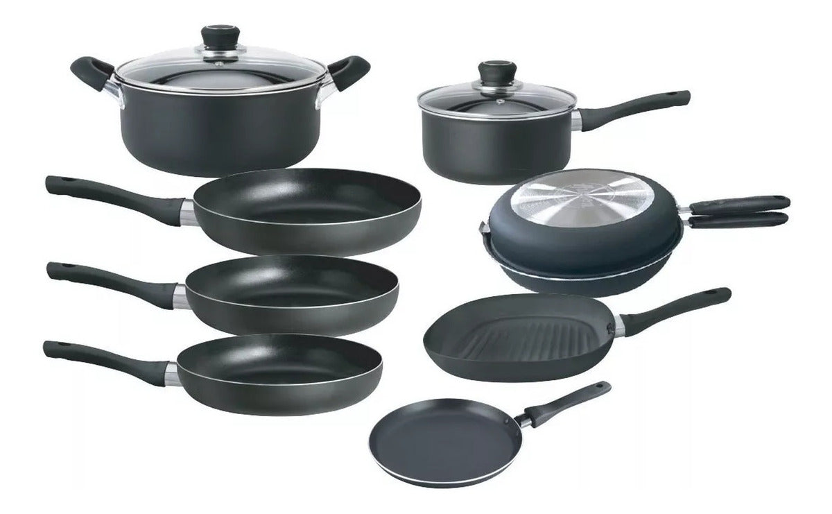 Set 11 Piezas De Aluminio Hudson Con Antiadherente