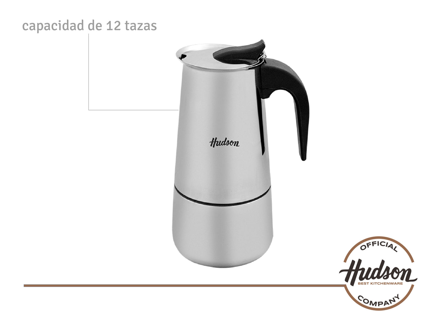 CAFETERA ACERO INOXIDABLE 12 TAZAS