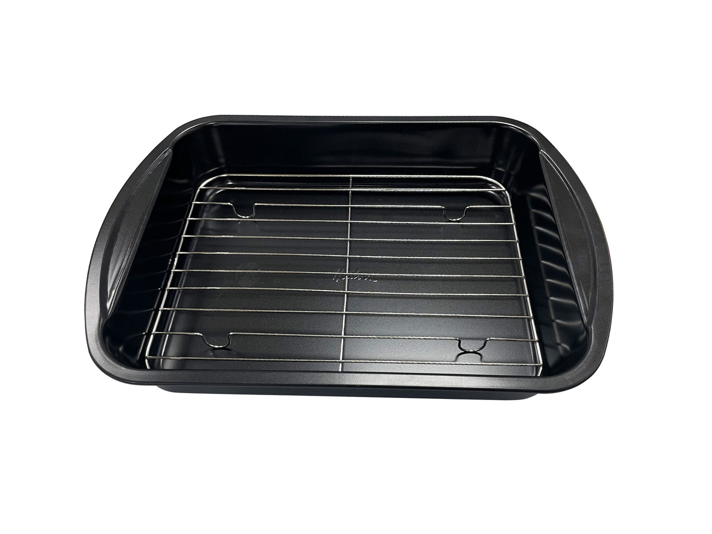 Asadera Acero Carbono 0.6mm Con Rejilla De Acero 40x28x7
