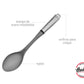 Set 6 Utensilios Nylon Y Acero Hudson