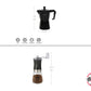 Set de Cafetera Italiana y Molinillo de Café