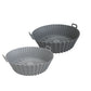 Moldes X2 Silicona Para Air fryer 22x6 Cm Redonda