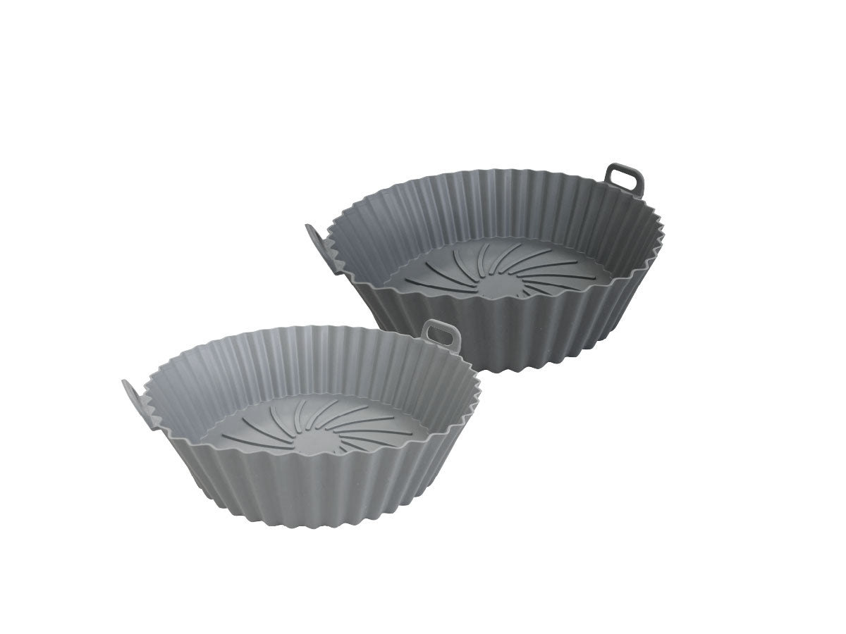 Moldes X2 Silicona Para Air fryer 22x6 Cm Redonda
