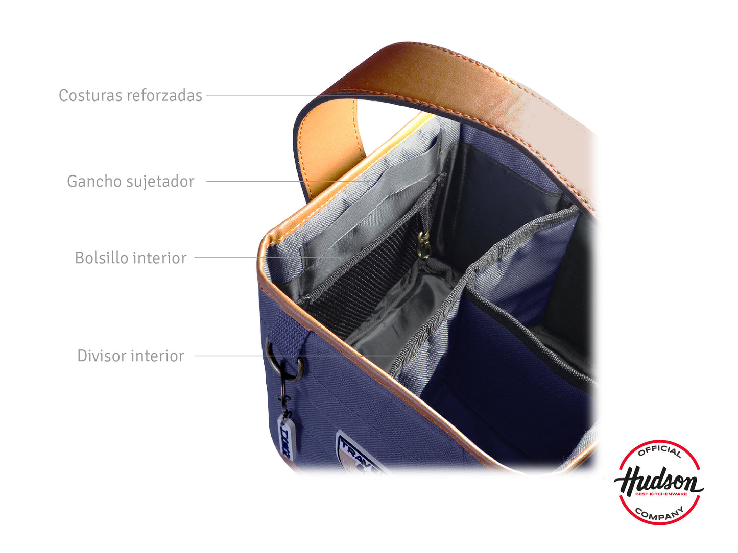 Bolso Matero Reforzado En Poliéster Azul