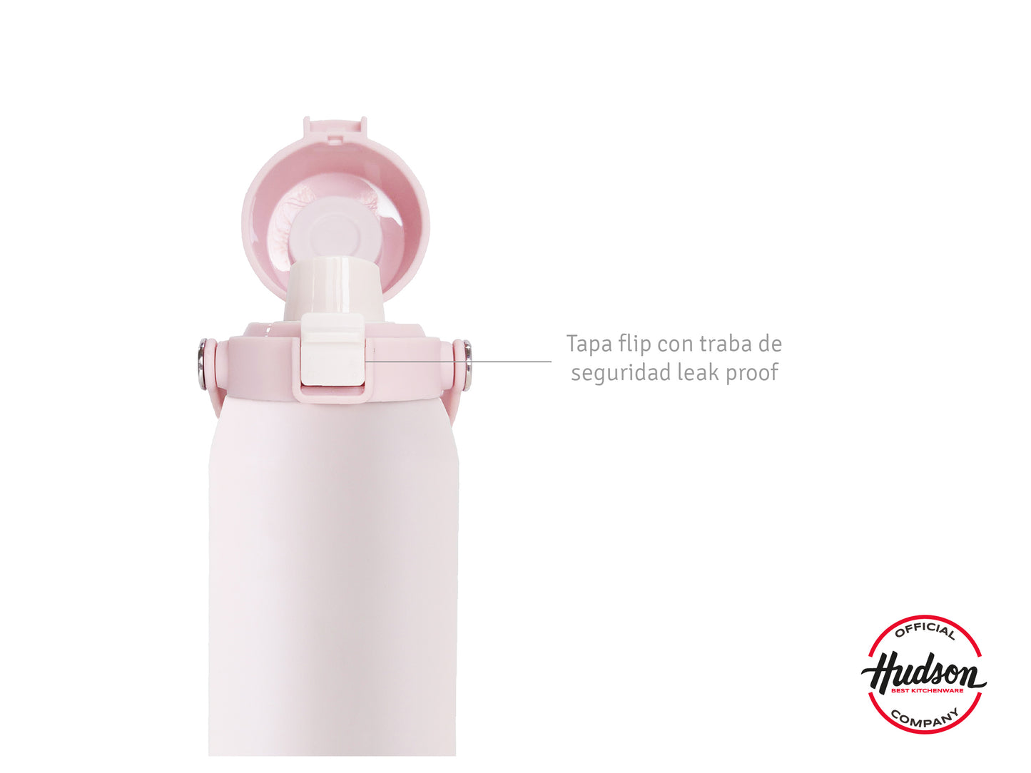 Botella Deportiva Térmica De 500 Ml Rosa