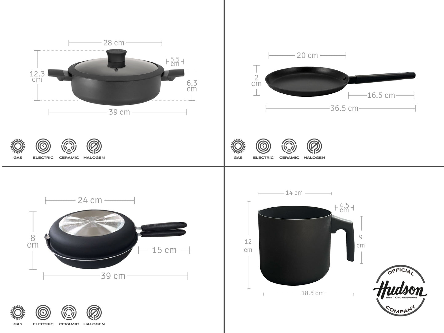 Batería de Cocina 13 Piezas Línea Daily