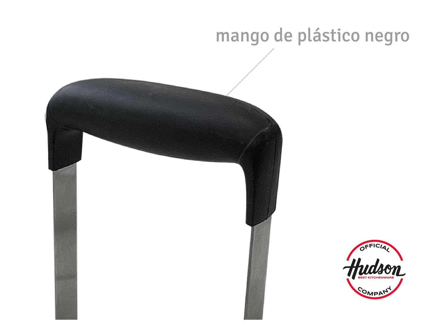 Pisapapas De Acero Inoxidable Con Mango Plastico Hudson