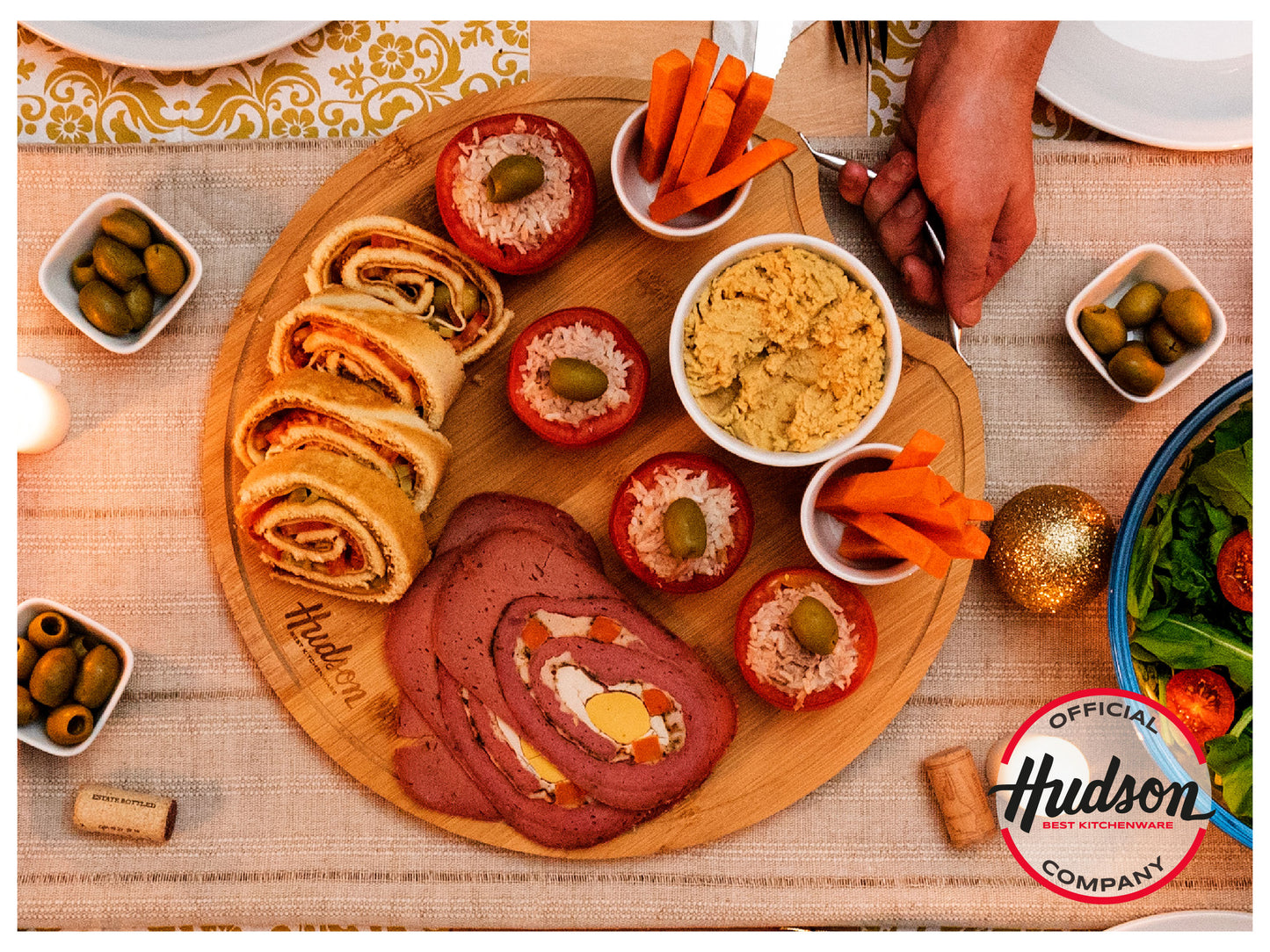 Set de Pizzera, Cortapizza, Rebanador y Tabla