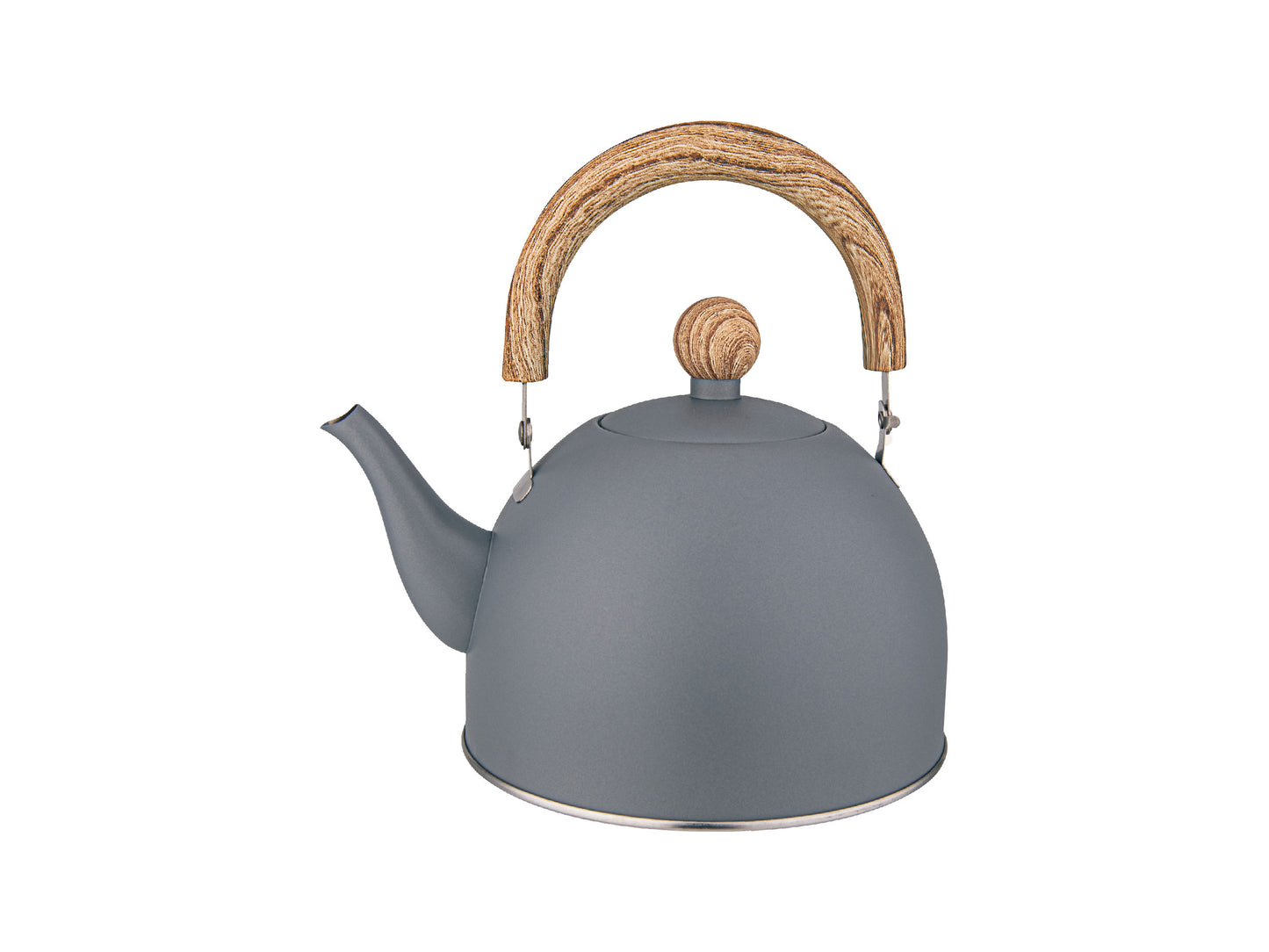 Pava Gris Mango Madera 1.5lts Pico Matero