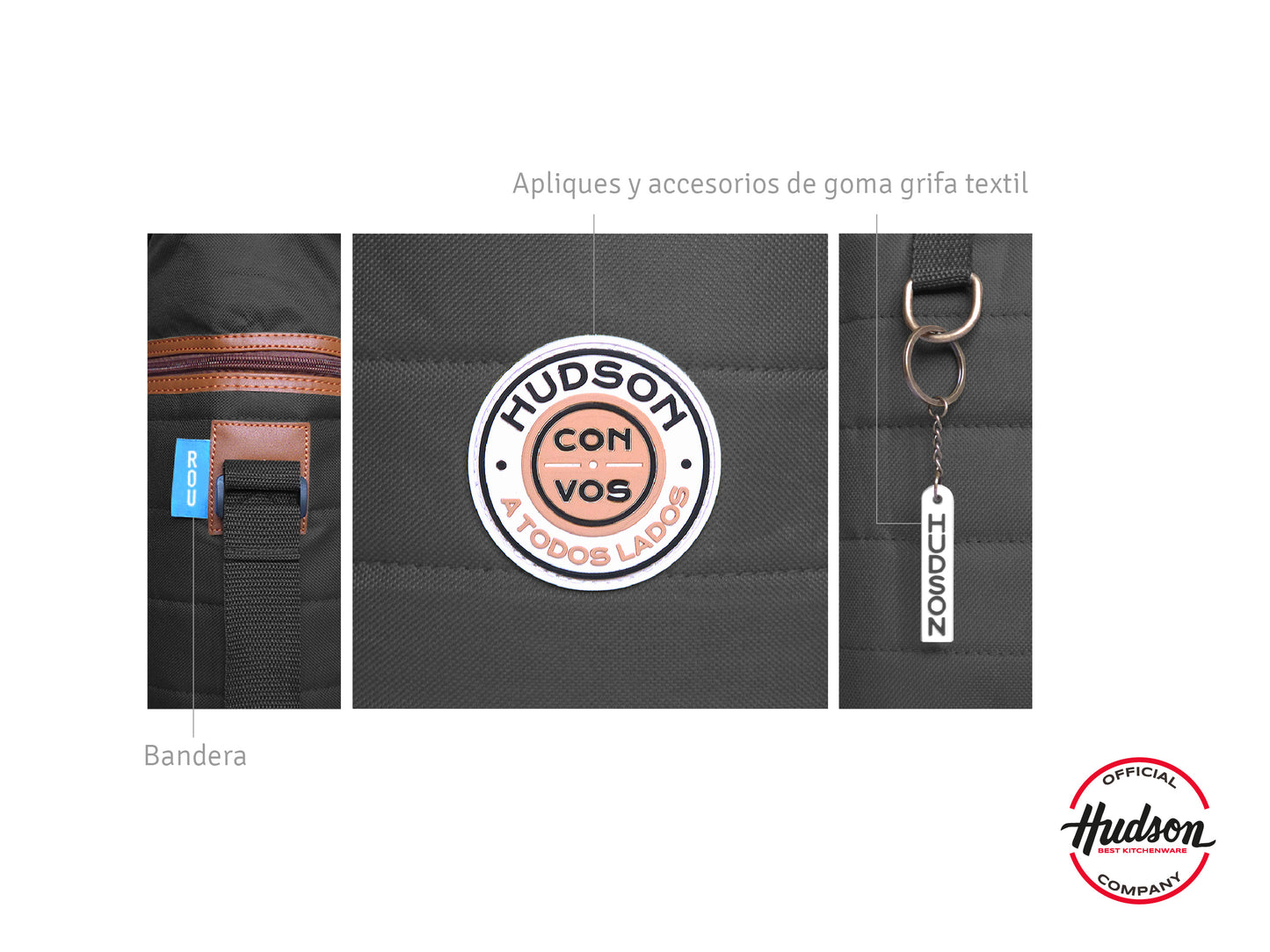 Mochila Matera Reforzada En Poliéster Negro