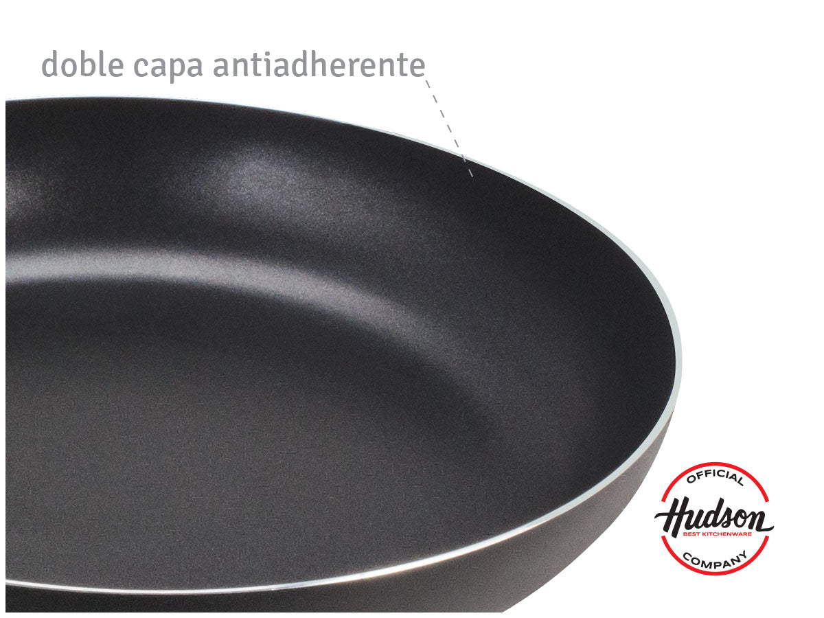 Set Sarten 22cm + Sarten 24cm + Sarten 26cm Hudson Aluminio