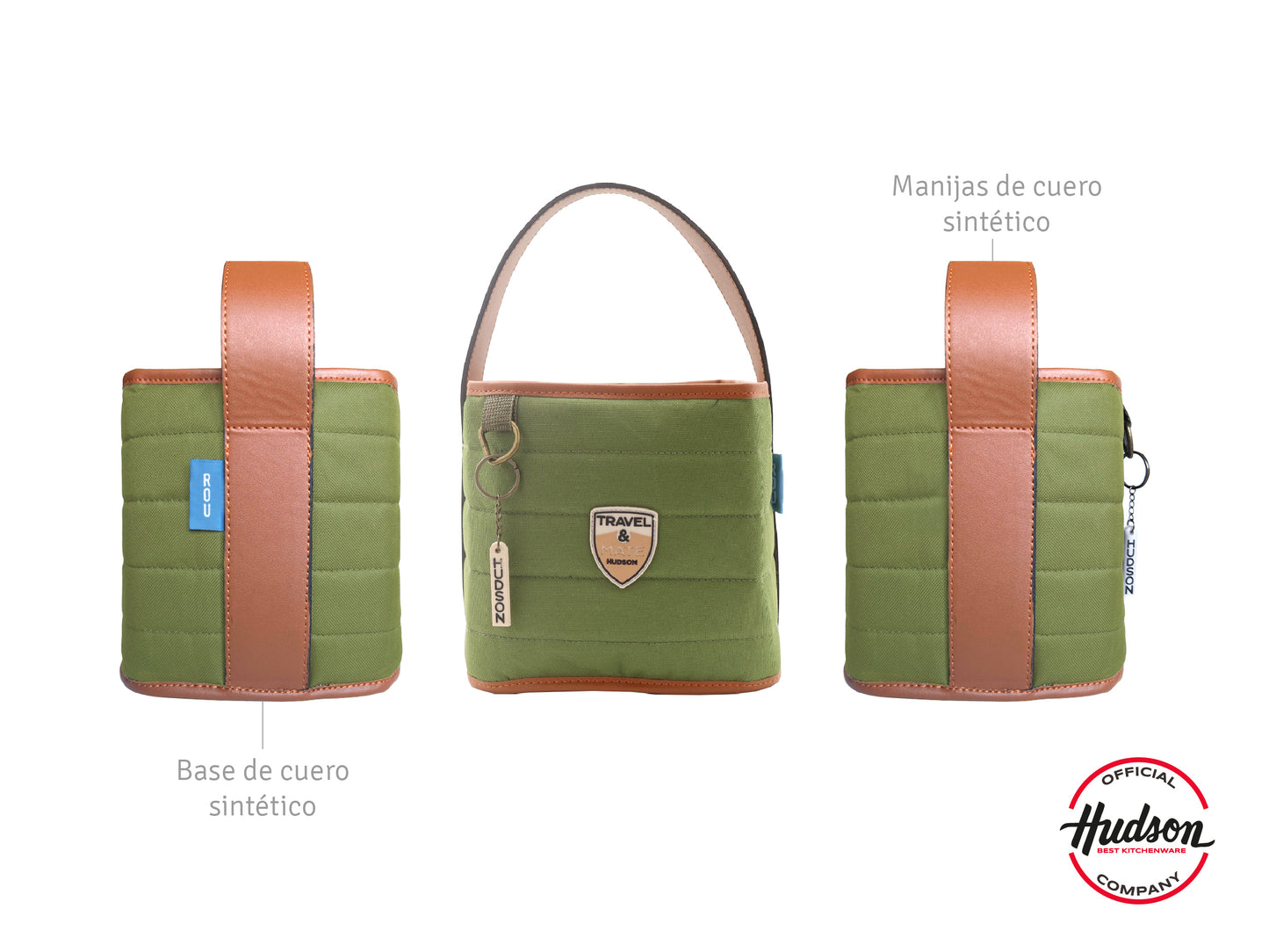 Bolso Matero Reforzado En Poliéster Verde