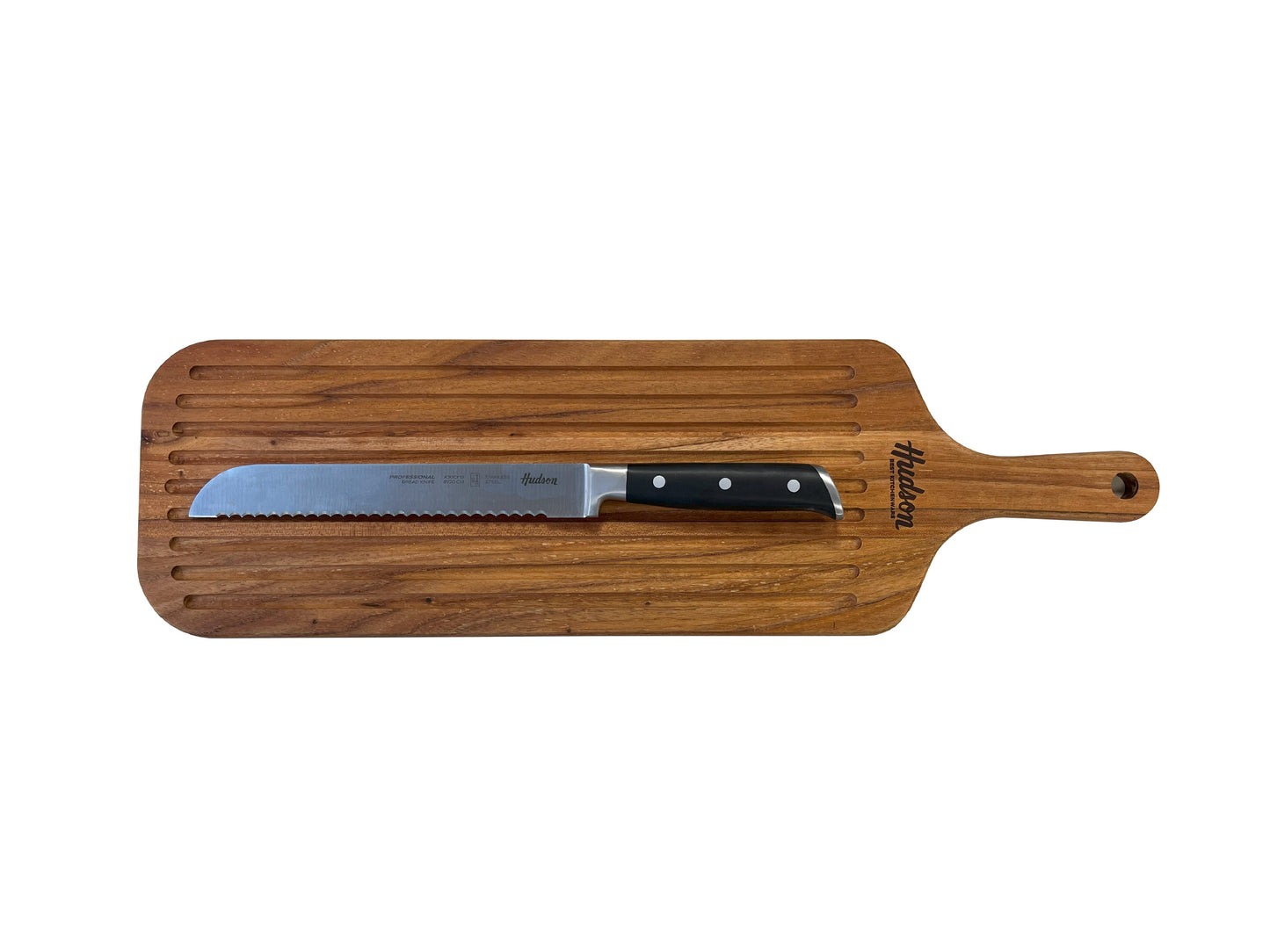 Set De Tabla + Cuchillo De Pan Línea Profesional