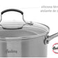 Cacerola C/mango Acero Inox 20cm Antiadherente Hudson