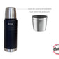 Termo Hudson 750 Negro  De Acero Inoxidable