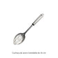 CUCHARA DE ACERO INOX C/MANGO DE A/INOX