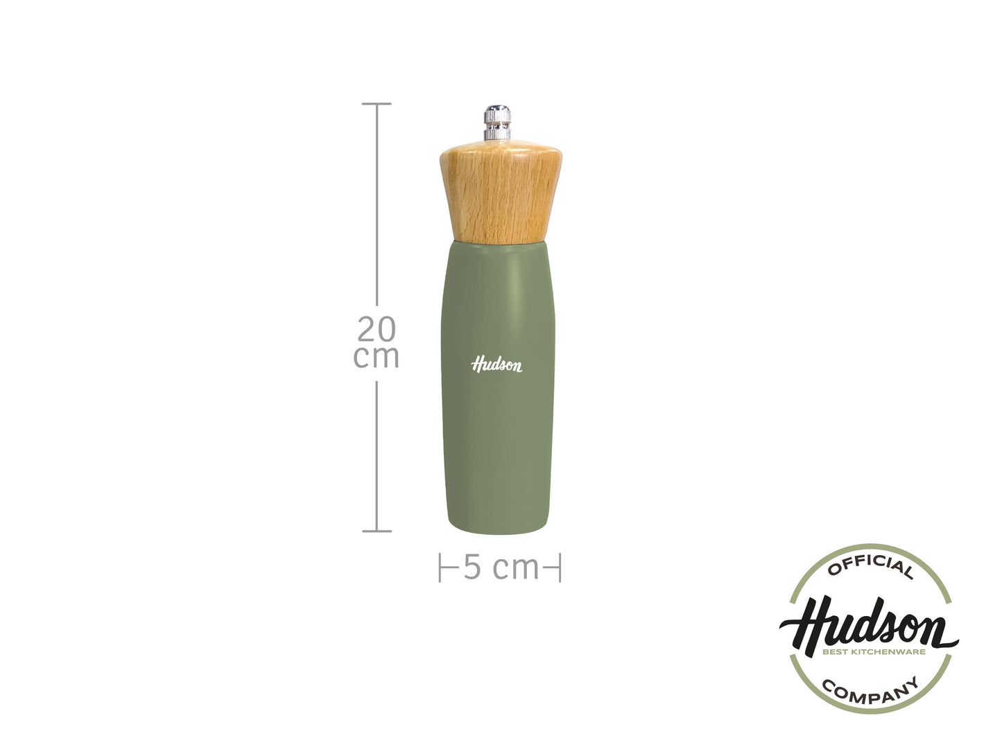 Molinillo Olive de Madera 20x5 cm Verde
