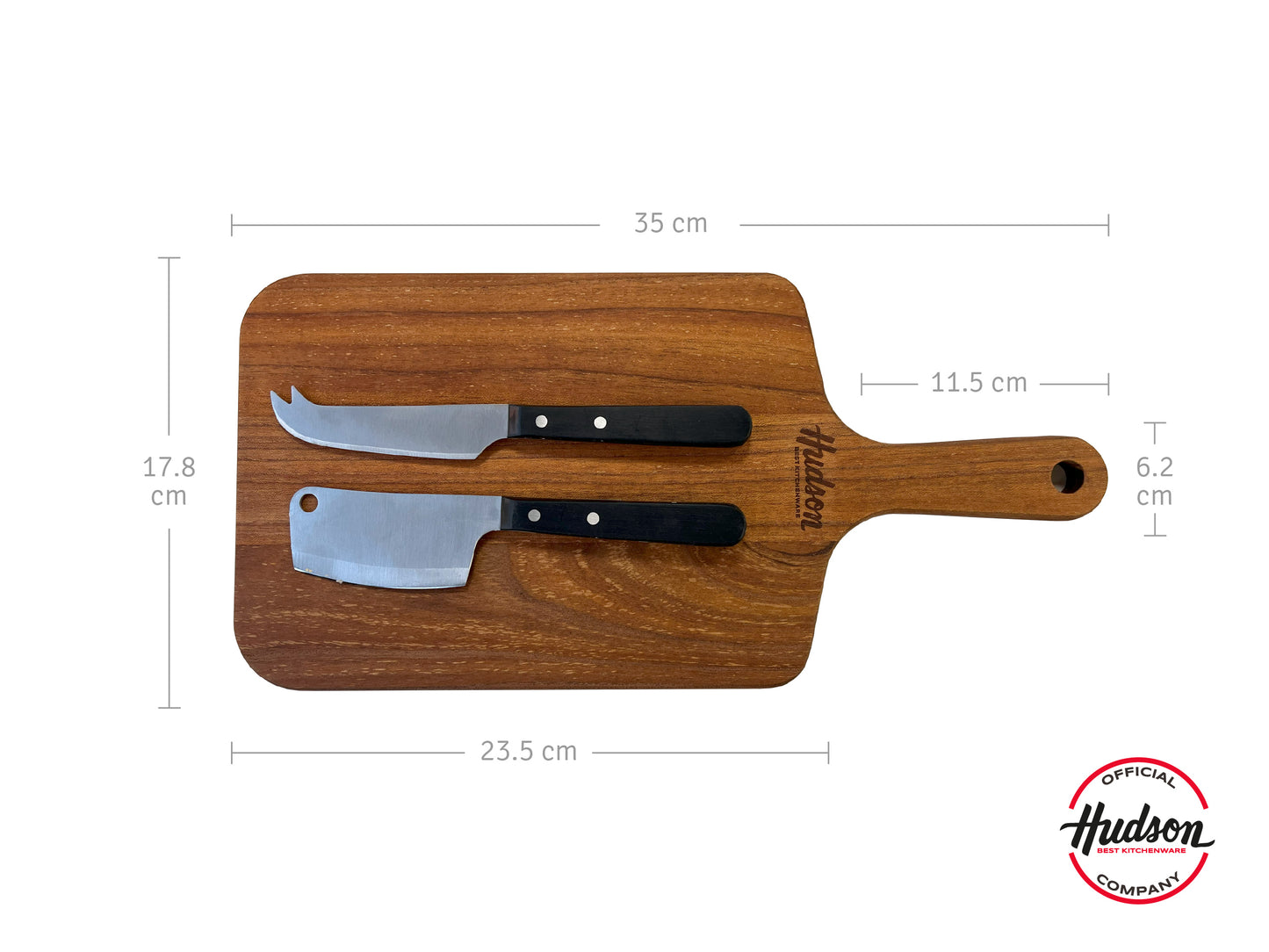 Set De Tabla De Picar Y 2 Cuchillos Para Queso
