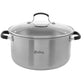 CACEROLA ACERO INOXIDABLE CON ANTIADHERENTE 26 CM (NUEVO)