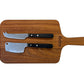 Set De Tabla De Picar Y 2 Cuchillos Para Queso