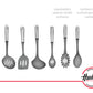 Set 6 Utensilios Nylon Y Acero Hudson